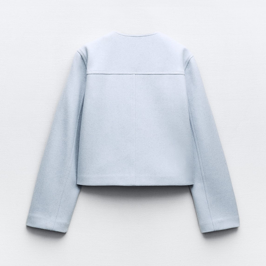 ZARA - ソフト ショート ジャケット ZARAの通販 by ・|ザラなら ZARA - ソフト ショート ジャケット ZARAの通販 by ・|ザラなら