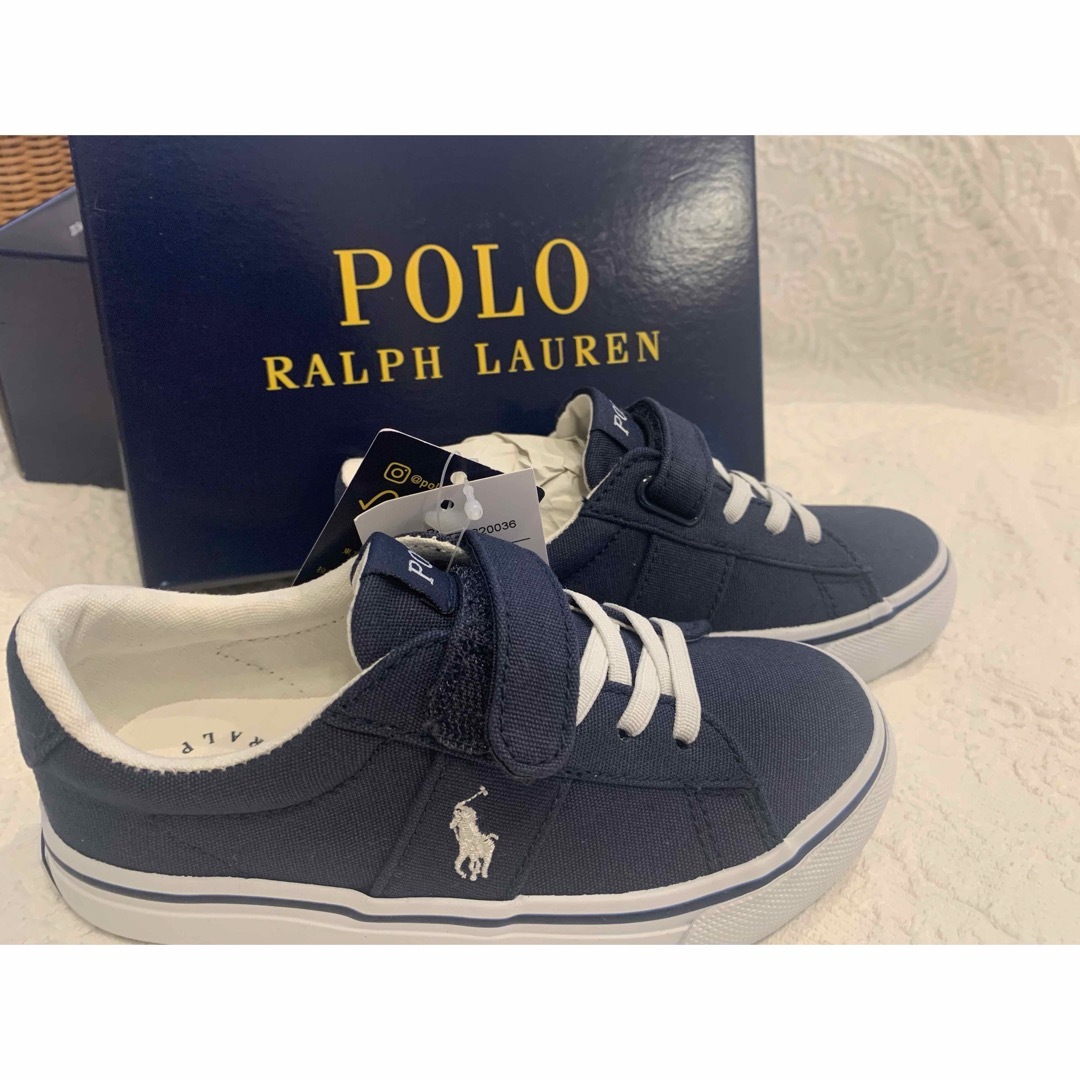 POLO RALPH LAUREN(ポロラルフローレン)の新品タグ付き☆ラルフローレンのスニーカー キッズ/ベビー/マタニティのキッズ靴/シューズ(15cm~)(スニーカー)の商品写真