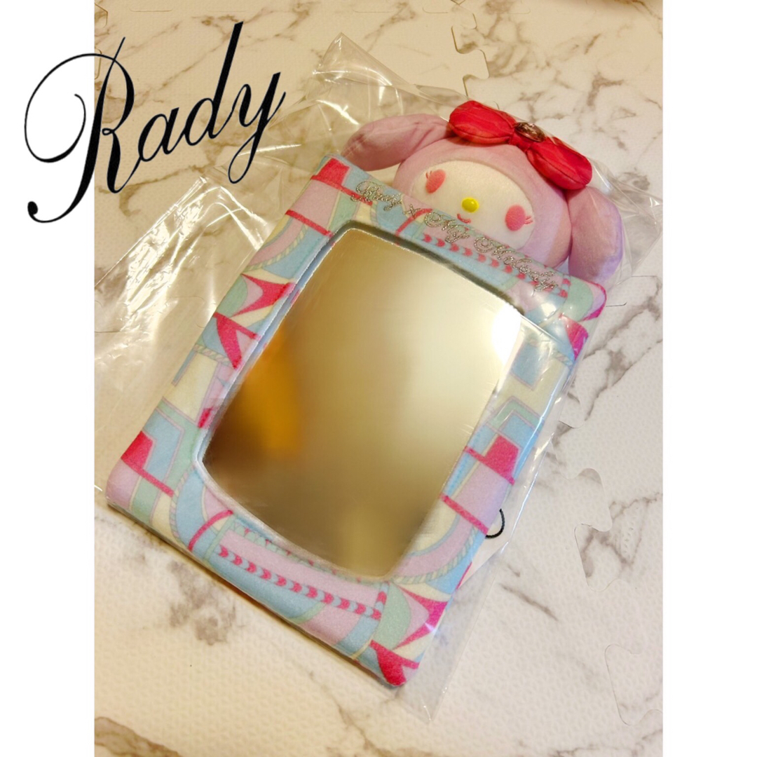 Rady(レディー)のrady ×マイメロ　遊園地　マーブル　柄　置き型ミラー　レディー　サンリオ レディースのファッション小物(ミラー)の商品写真