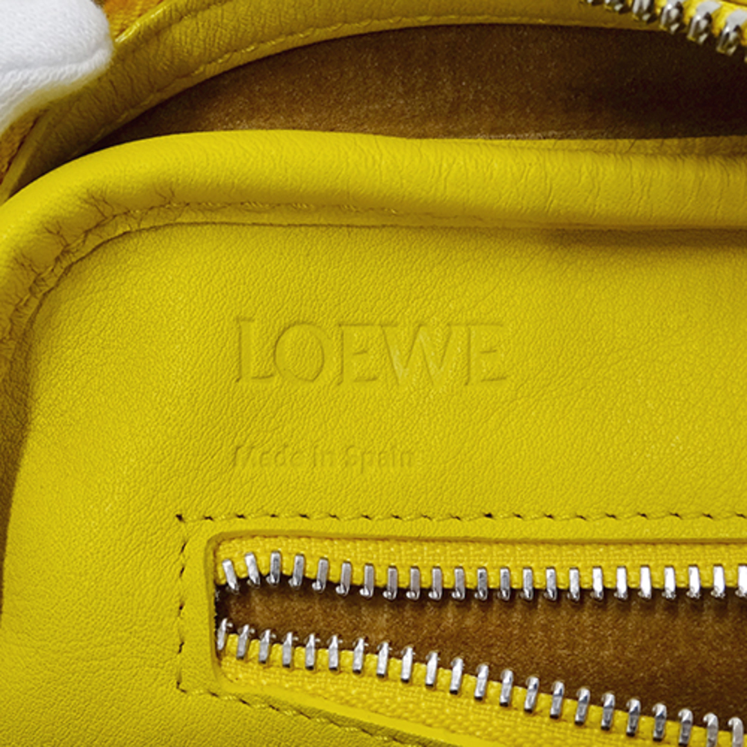 LOEWE(ロエベ)のロエベ LOEWE バッグ レディース ブランド ハンドバッグ ショルダーバッグ 2way レザー アマソナ 75 イエロー 黄色 おしゃれ かわいい 斜め掛け 【中古】 レディースのバッグ(ハンドバッグ)の商品写真