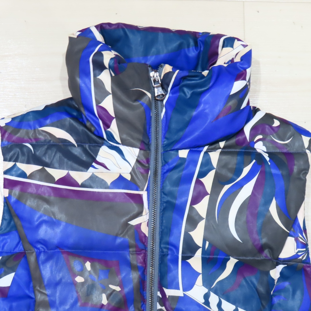 EMILIO PUCCI - K02 EMILIO PUCCI エミリオプッチ 総柄 ダウン ベスト EMILIO PUCCI - K02 EMILIO PUCCI エミリオプッチ 総柄 ダウン ベスト