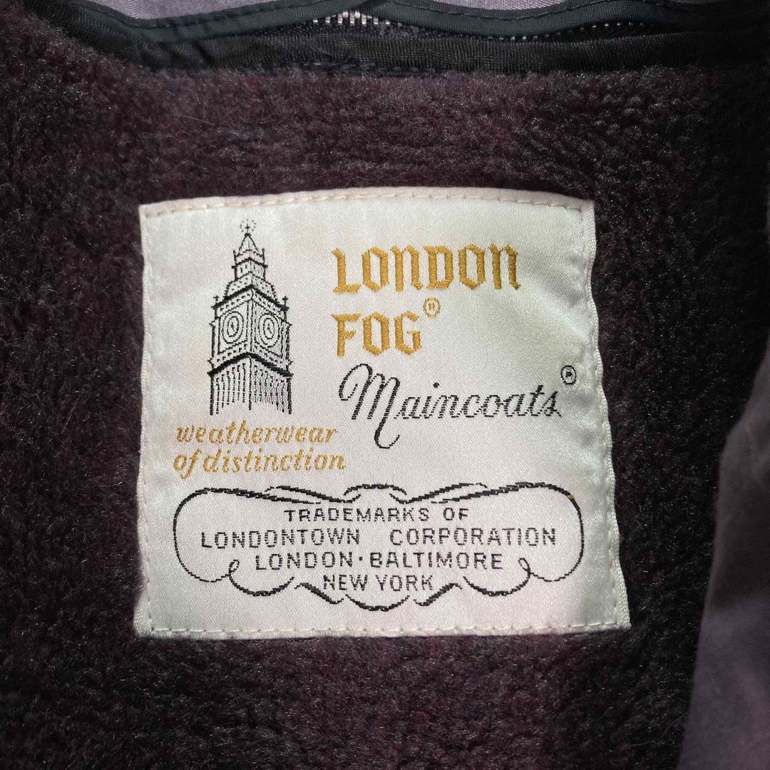 LONDONFOG(ロンドンフォグ)の【レアカラー】90s LONDON FOG/ロンドンフォグ フード付コート 古着 メンズのジャケット/アウター(ステンカラーコート)の商品写真