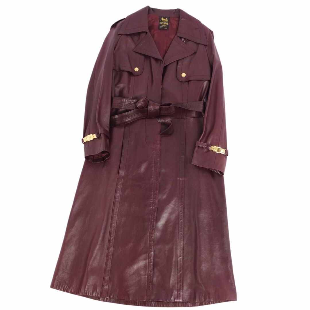 CELINE - Vintage セリーヌ CELINE コート シングル トレンチ CELINE - Vintage セリーヌ CELINE コート シングル トレンチ