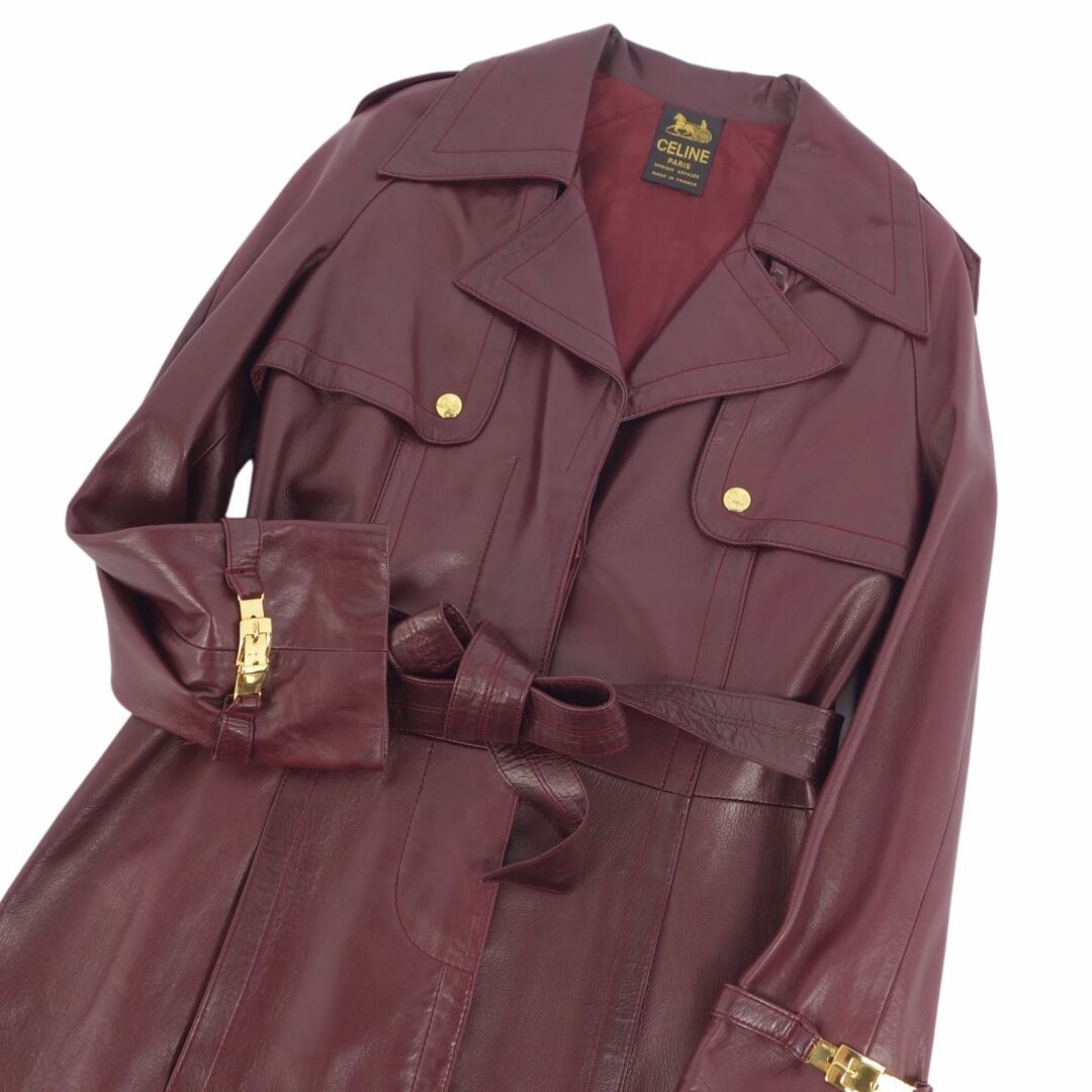 CELINE - Vintage セリーヌ CELINE コート シングル トレンチ CELINE - Vintage セリーヌ CELINE コート シングル トレンチ