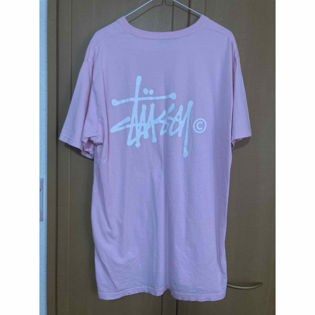 STUSSY(ステューシー)のSTUSSY Tシャツ ピンク Lサイズ メンズのトップス(Tシャツ/カットソー(半袖/袖なし))の商品写真