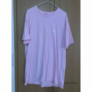 ステューシー(STUSSY)のSTUSSY Tシャツ ピンク Lサイズ(Tシャツ/カットソー(半袖/袖なし))