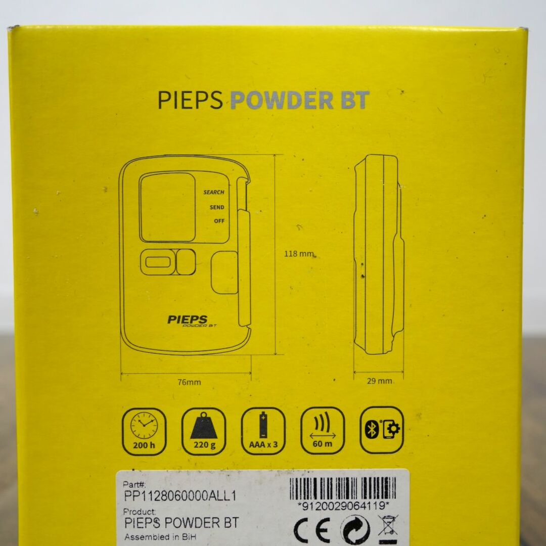 未使用 ピープス PIEPS POWDER BT パウダーBT アバランチ 未使用 ピープス PIEPS POWDER BT パウダーBT アバランチ