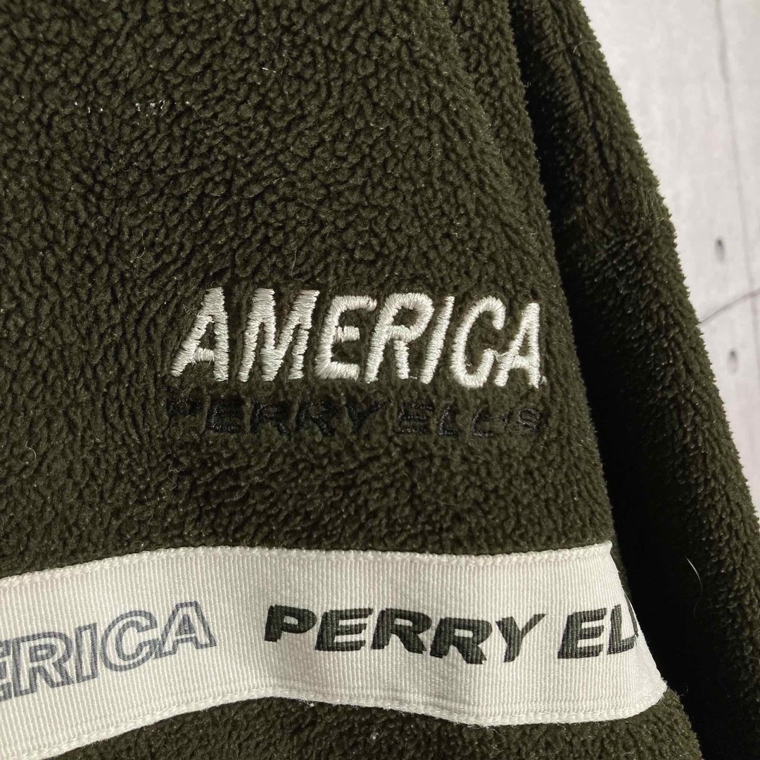 PERRY ELLIS(ペリーエリス)の【レアデザイン】90s PERRY ELLIS/ペリーエリス フリース US古着 メンズのトップス(スウェット)の商品写真