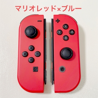 ニンテンドースイッチ(Nintendo Switch)のニンテンドーSwitch ジョイコン マリオレッド ブルー Joy-Con(その他)