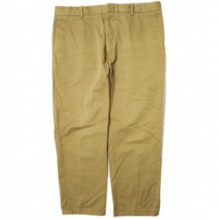 JIL SANDER ジルサンダー 18AW イタリア製 Cotton Twill Trousers コットンツイルトラウザーズパンツ JSUN310131MN24310082 46 BEIGE テーパード チノ ボトムス【中古】【JIL SANDER】