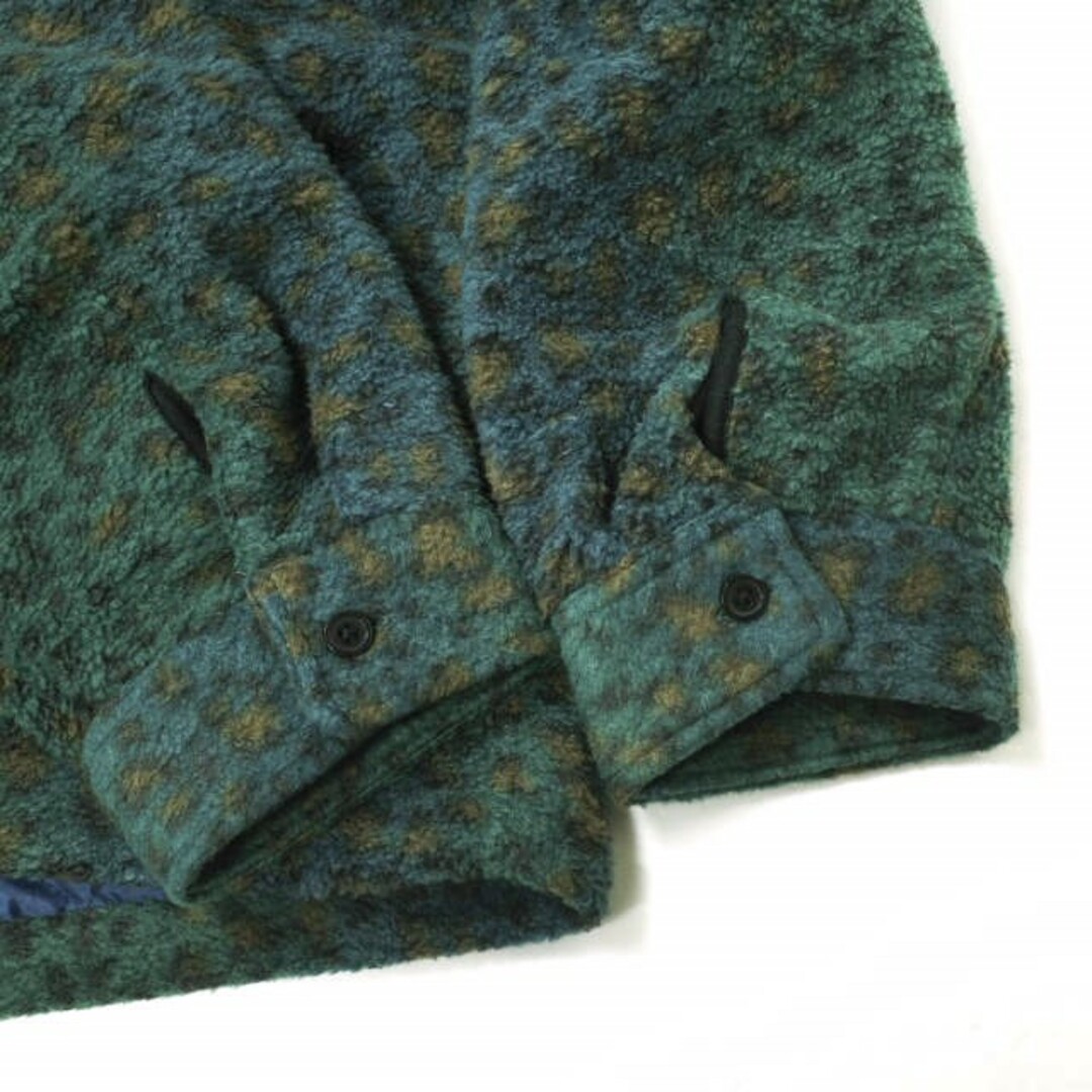 Supreme(シュプリーム)のSUPREME シュプリーム 23AW Fleece Zip Up Hooded Shirt フリースジップアップフーデッドシャツ XXL Teal Leopard WEEK11 パーカー トップス【新古品】【中古】【SUPREME】 メンズのトップス(シャツ)の商品写真