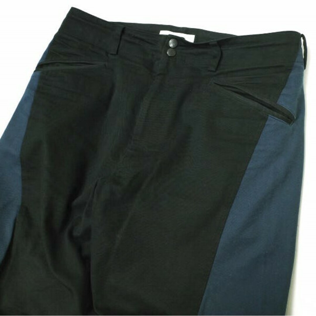 FACETASM(ファセッタズム)のFACETASM ファセッタズム 23SS 日本製 MOTORCYCLE PANTS モーターサイクルパンツ ABH-PT-M05 4 BLACK/NAVY ボトムス【中古】【FACETASM】 メンズのパンツ(その他)の商品写真