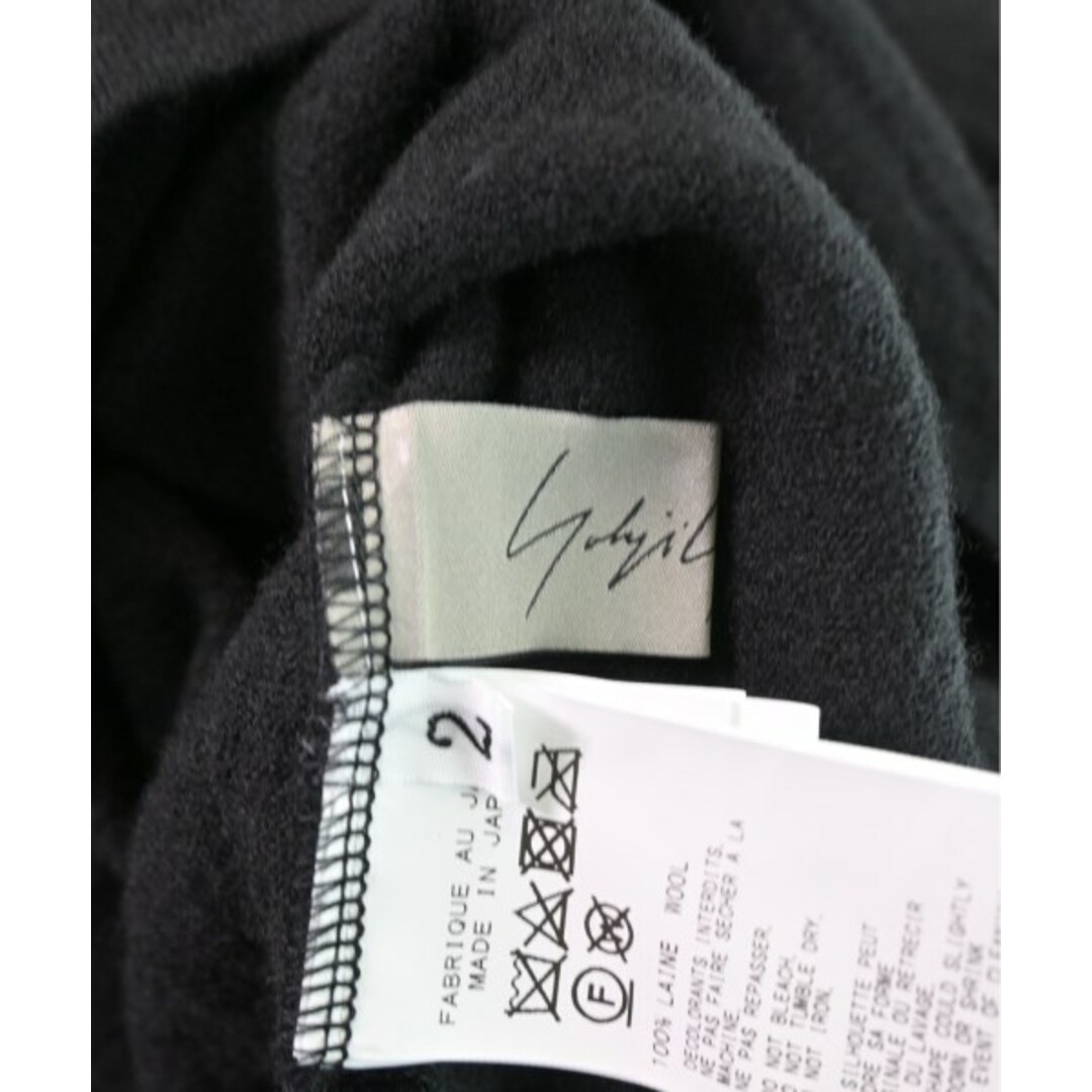 Yohji Yamamoto(ヨウジヤマモト)のYOHJI YAMAMOTO ヨウジヤマモト ニット・セーター 2(S位) 黒 【古着】【中古】 レディースのトップス(ニット/セーター)の商品写真