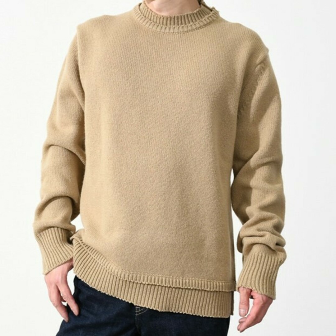 Maison Margiela 14 エルボーパッチクルーネックニットマルジェラ Maison Margiela 14 エルボーパッチクルーネックニットマルジェラ