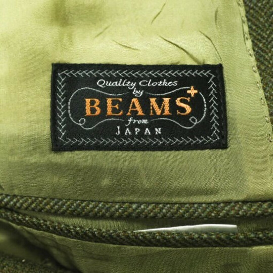 BEAMS PLUS(ビームスプラス)のBEAMS PLUS ビームスプラス 日本製 PORTER & HARDING SPORT COAT オーダーフェア限定 ヘリンボーンスポーツコート 38-16-0379-564 36(オーダーサイズ) KHAKI 3B テーラードジャケット アウター【中古】【BEAMS PLUS】 メンズのジャケット/アウター(テーラードジャケット)の商品写真