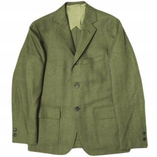 ビームスプラス(BEAMS PLUS)のBEAMS PLUS ビームスプラス 日本製 PORTER & HARDING SPORT COAT オーダーフェア限定 ヘリンボーンスポーツコート 38-16-0379-564 36(オーダーサイズ) KHAKI 3B テーラードジャケット アウター【中古】【BEAMS PLUS】(テーラードジャケット)