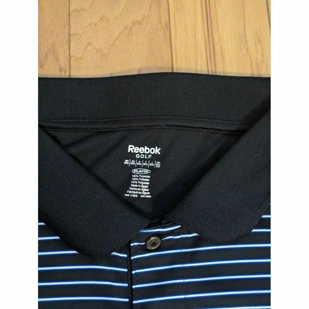 Reebok(リーボック)の美品 サイズ6XL【Reebok Golf】リーボック ゴルフ ポロシャツ 8L メンズのトップス(ポロシャツ)の商品写真