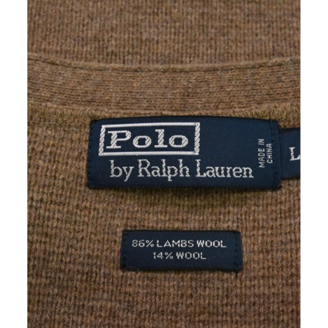 POLO RALPH LAUREN(ポロラルフローレン)のPolo Ralph Lauren ポロラルフローレン ベスト L ベージュ 【古着】【中古】 メンズのトップス(ベスト)の商品写真