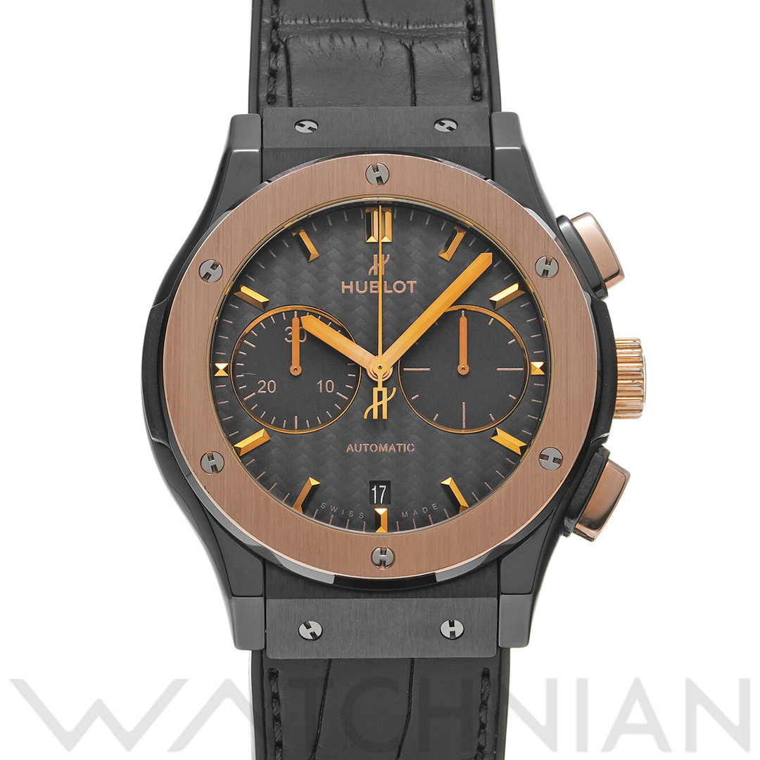 HUBLOT(ウブロ)の中古 ウブロ HUBLOT 521.CO.1780.RX ブラックカーボン メンズ 腕時計 メンズの時計(腕時計(アナログ))の商品写真