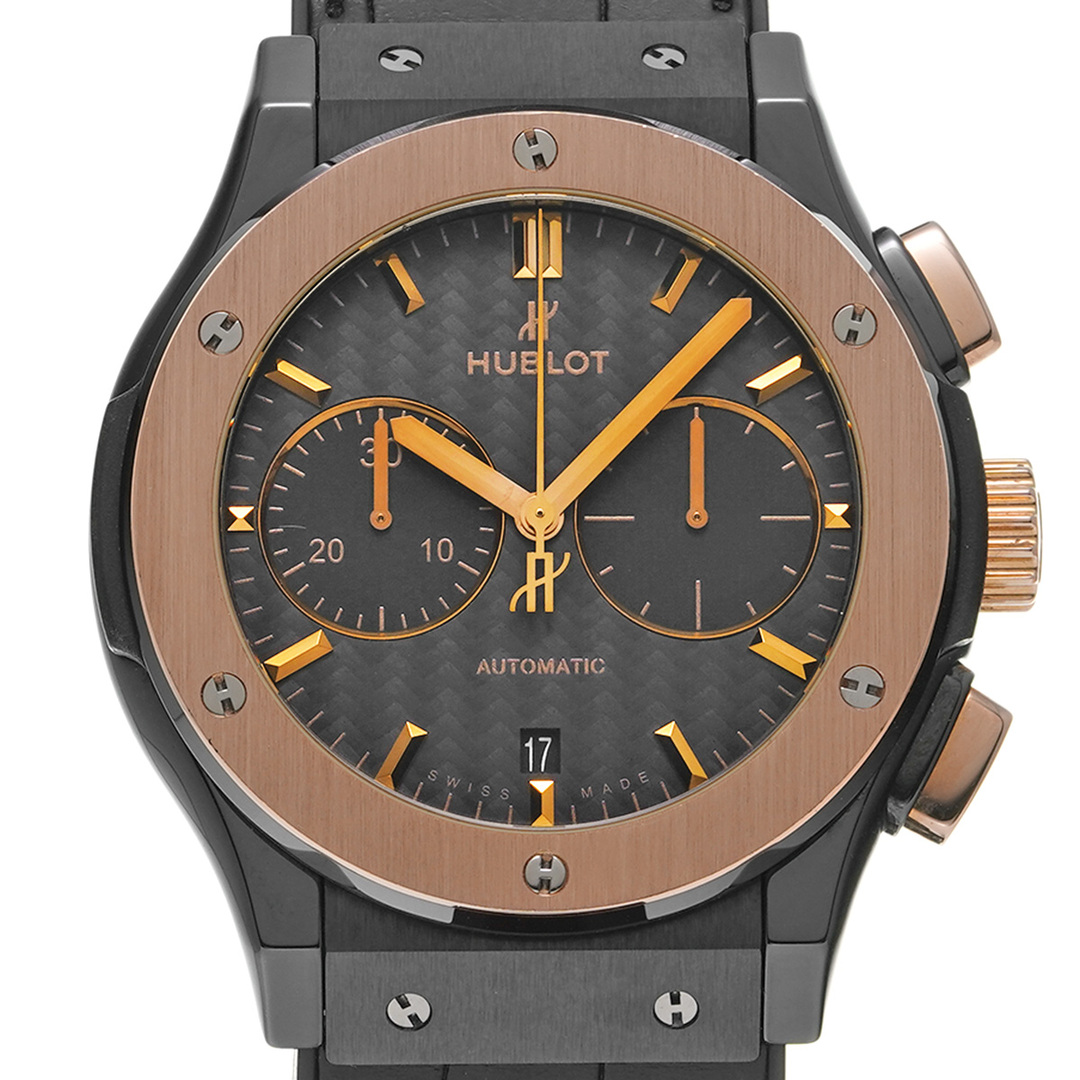 HUBLOT(ウブロ)の中古 ウブロ HUBLOT 521.CO.1780.RX ブラックカーボン メンズ 腕時計 メンズの時計(腕時計(アナログ))の商品写真