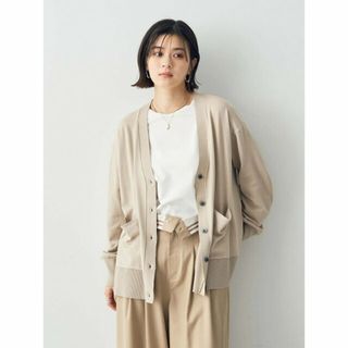 イェッカヴェッカ(YECCA VECCA)の【ベージュ】Vネックニットカーディガン/24SS(カーディガン)