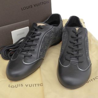 ルイヴィトン(LOUIS VUITTON)の【本物保証】 箱・布袋付 新品同様 ルイヴィトン LOUIS VUITTON モノグラムデニム スニーカー ドライビングシューズ 37 レディース レア(スニーカー)