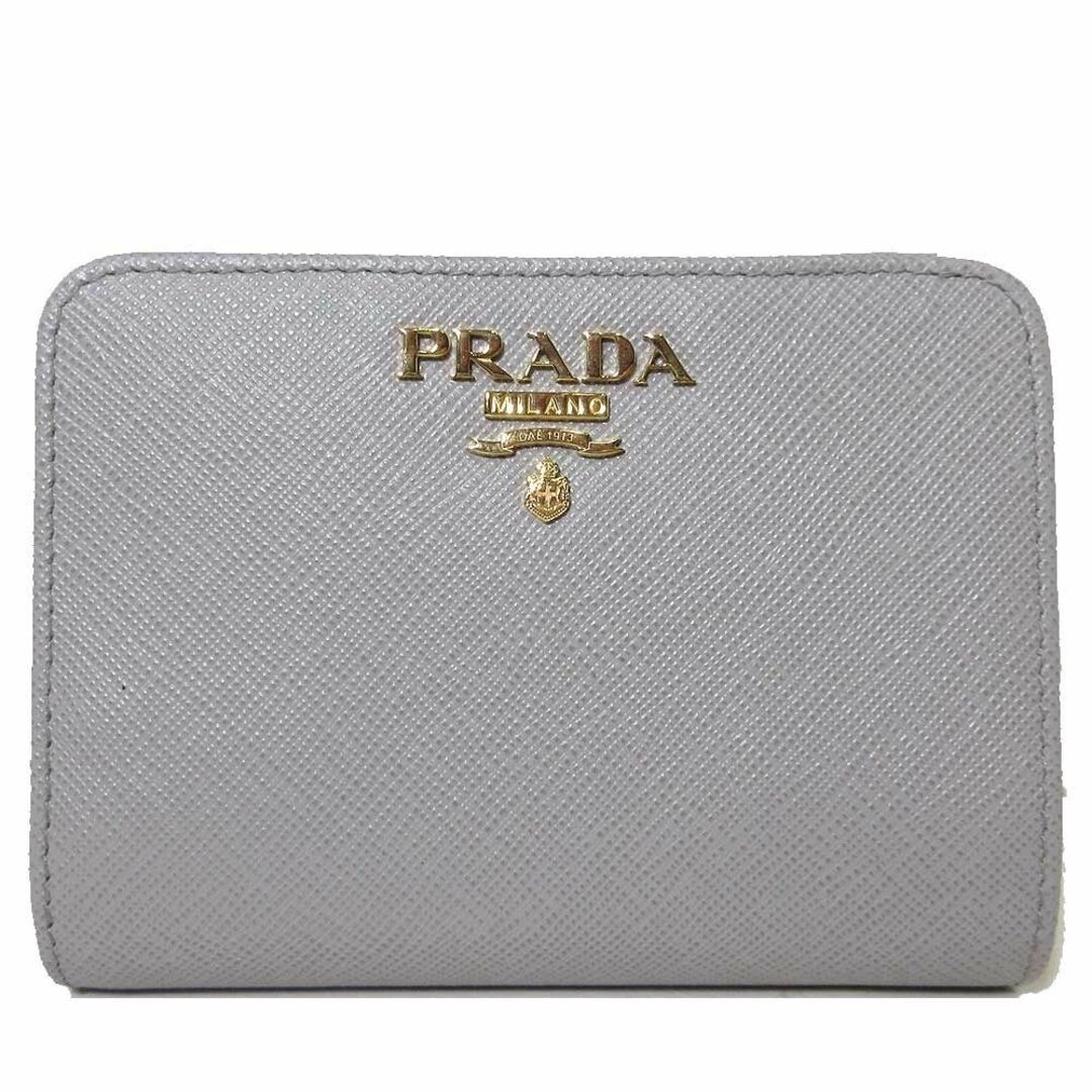 PRADA - 【新品】プラダ 財布 二つ折り財布 1ML018 SAFFIANO METAL