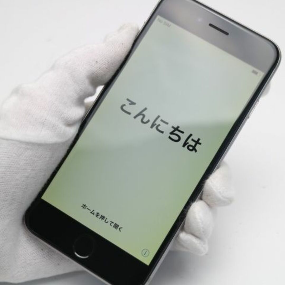 iPhone(アイフォーン)のau iPhone6 16GB スペースグレイ 白ロム M444 スマホ/家電/カメラのスマートフォン/携帯電話(スマートフォン本体)の商品写真