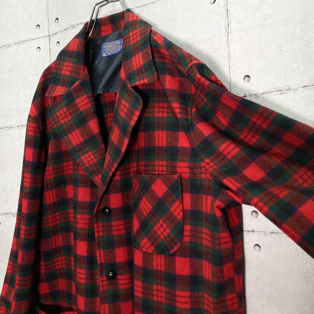 PENDLETON(ペンドルトン)の【超希少】70s PENDLETON/ペンドルトン チェック柄 ウールジャケット メンズのジャケット/アウター(テーラードジャケット)の商品写真