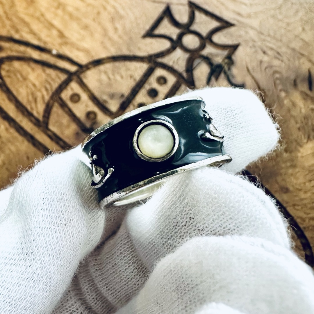 Vivienne Westwood - 激レア正規品VivienneWestwood キングリング黒Lの Vivienne Westwood - 激レア正規品VivienneWestwood キングリング黒Lの