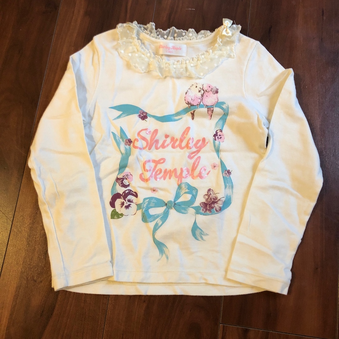 Shirley Temple(シャーリーテンプル)のシャーリーテンプル⭐︎鳥かご長袖Tシャツ120カットソー110のお子様も キッズ/ベビー/マタニティのキッズ服女の子用(90cm~)(Tシャツ/カットソー)の商品写真