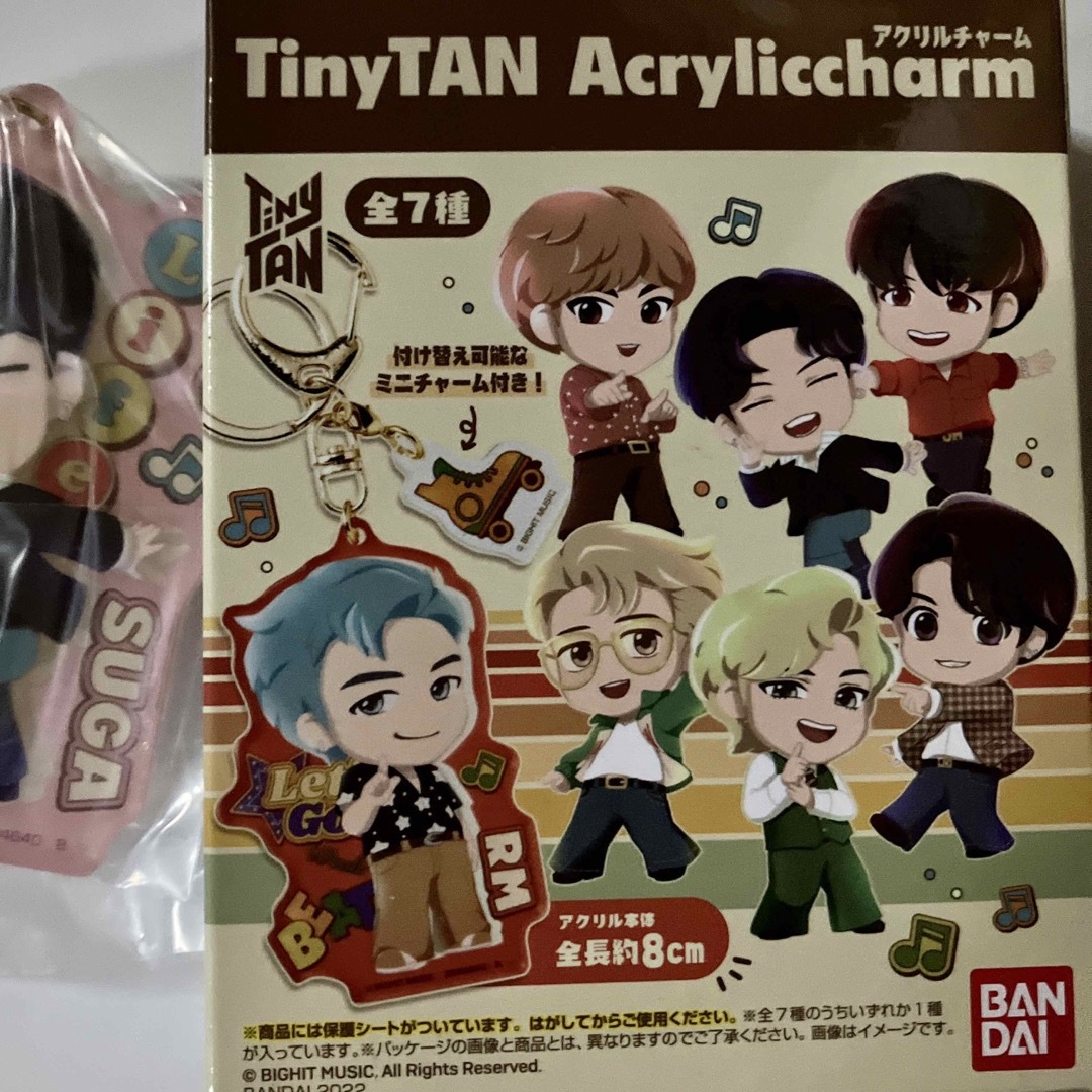 防弾少年団(BTS)(ボウダンショウネンダン)の新品 箱入り TinyTANアクリルチャームキーホルダー BTS タイニータン エンタメ/ホビーのタレントグッズ(アイドルグッズ)の商品写真