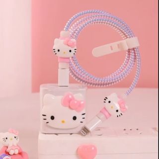 サンリオ(サンリオ)のかわいいキティちゃん 　充電器、ケーブル保護カバー(その他)