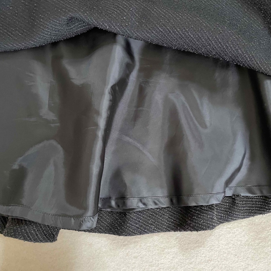 ブラックギャラリー　フォーマルスーツ　9号 ブラック　卒業式　入学式 レディースのフォーマル/ドレス(スーツ)の商品写真