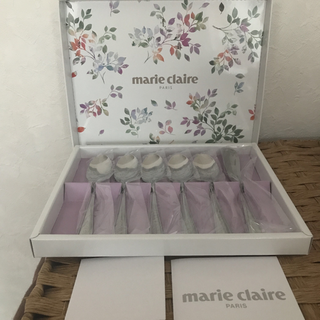 Marie Claire(マリクレール)のmarie claire　ティースプーン＆バターナイフ　セット キッズ/ベビー/マタニティの授乳/お食事用品(スプーン/フォーク)の商品写真