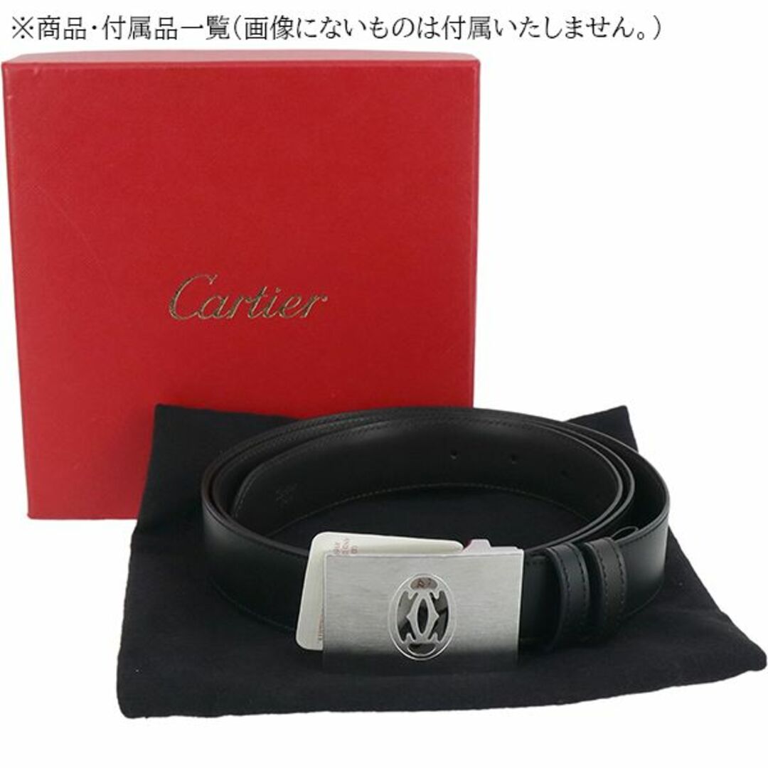 Cartier(カルティエ)のカルティエ ベルト メンズ レディース リバーシブル ブラック ダークブラウン 未使用 h-n548 メンズのファッション小物(ベルト)の商品写真