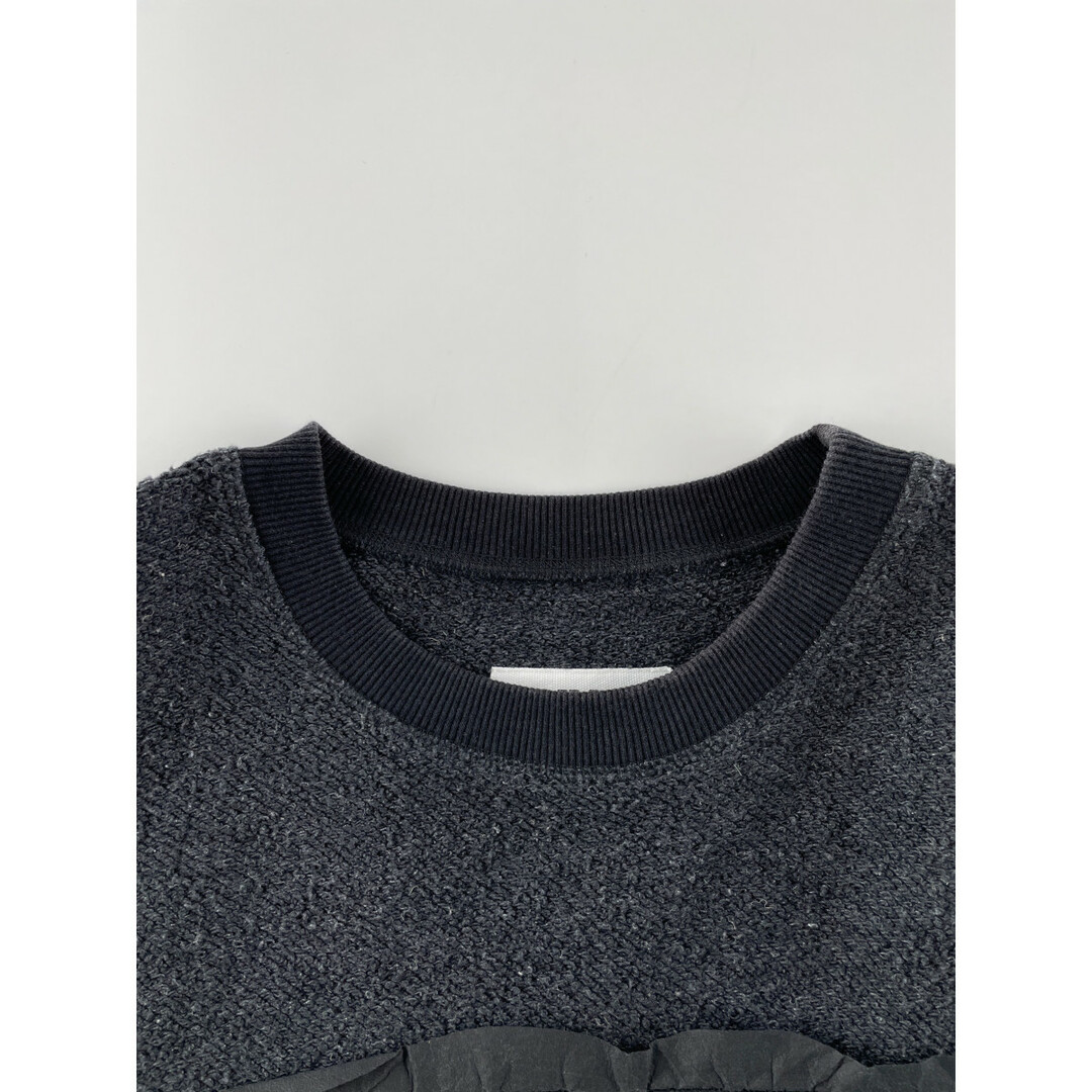 MM6(エムエムシックス)のエムエムシックス ブラック バックロゴスウェットシャツ XS レディースのレッグウェア(タイツ/ストッキング)の商品写真