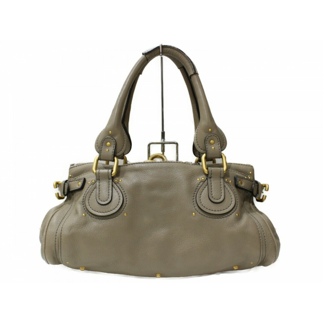 Chloe(クロエ)のChloe　クロエ　パディントン　7ESA02-7E422　トートバッグ　グレージュ　レザー　ゴールド金具　レディース　ギフト　プレゼント包装可【中古】松前R56号店 レディースのバッグ(トートバッグ)の商品写真