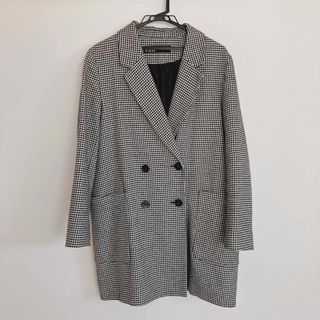 ザラ(ZARA)のzara アウター コート 千鳥格子　ジャケット(チェスターコート)