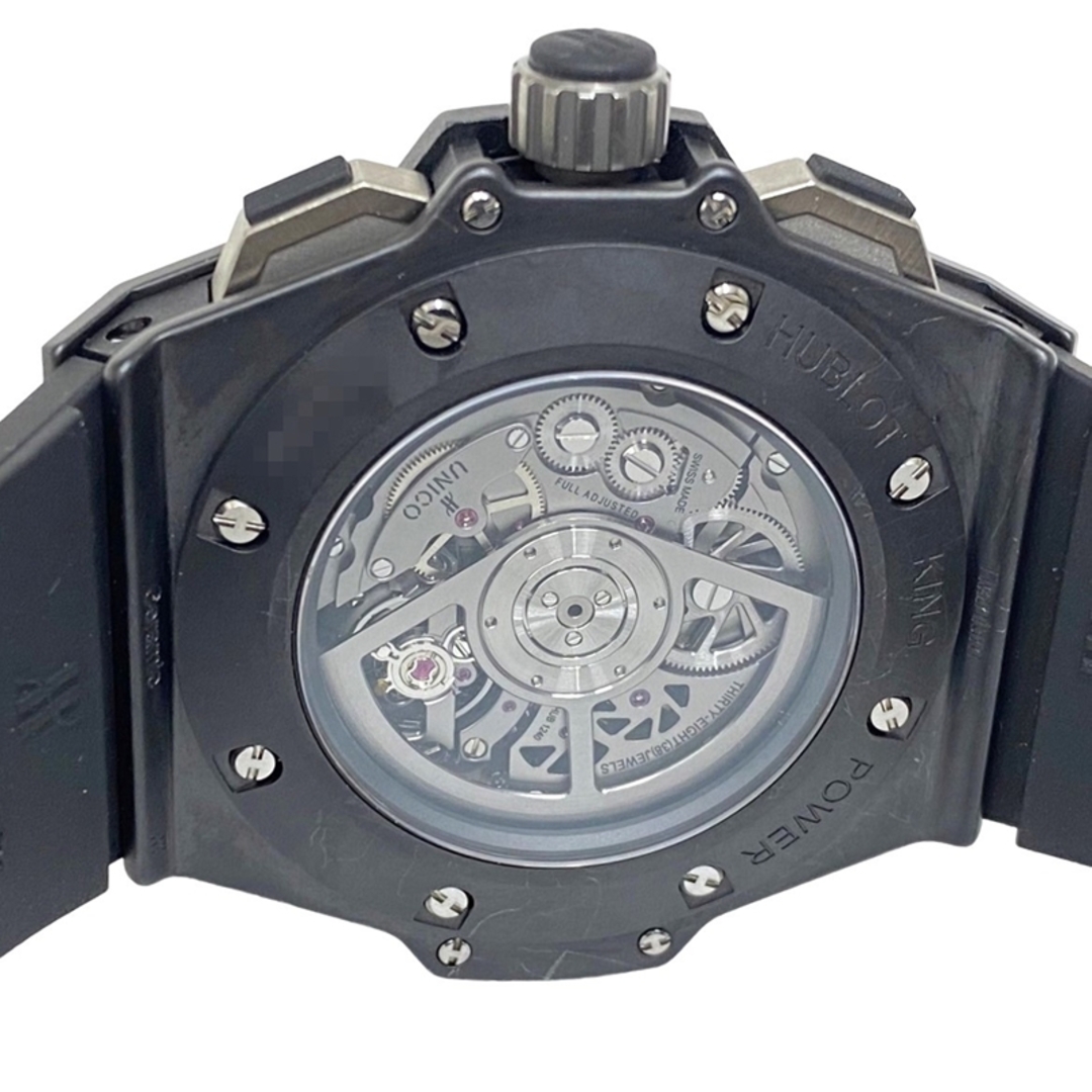 HUBLOT(ウブロ)の　ウブロ HUBLOT キングパワー ウニコ ブラックマジック 701.CI.0170.RX グレー/スケルトン チタン/セラミック/純正ベルト/純正バックル 自動巻き メンズ 腕時計 メンズの時計(その他)の商品写真