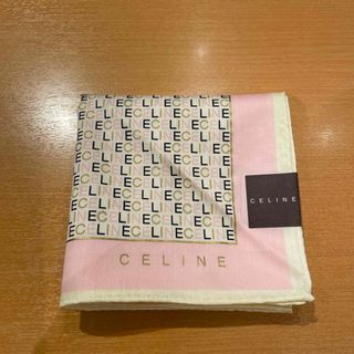 セリーヌ(celine)のセリーヌハンカチロゴピンク(ハンカチ)