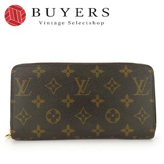 ルイヴィトン(LOUIS VUITTON)の【中古】 ルイ・ヴィトン 長財布 ジッピーウォレット M60017 モノグラムキャンバス ブラウン ゴールド金具 小物 旧型 ラウンドファスナー LOUIS VUITTON(財布)