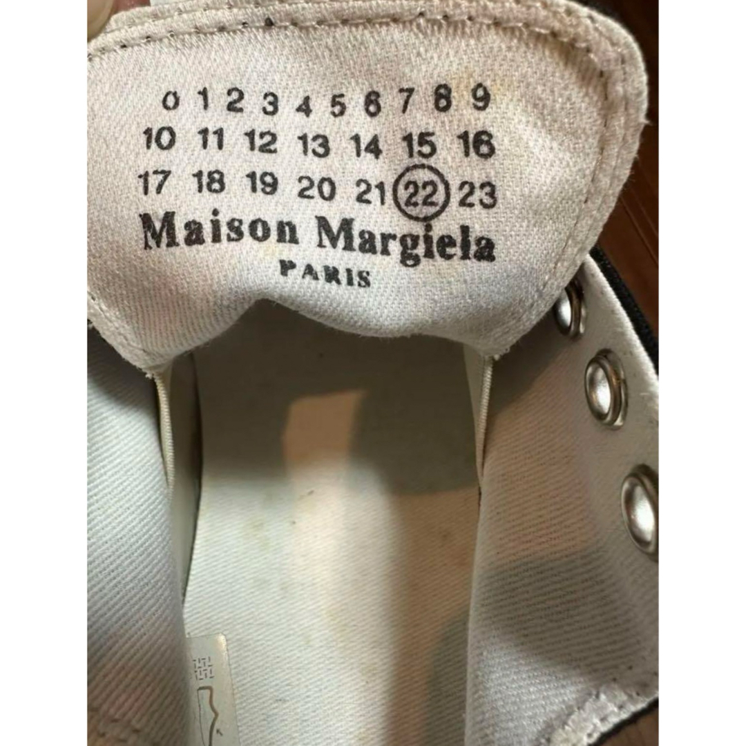 Maison Martin Margiela(マルタンマルジェラ)の劣化あり！メゾンマルジェラ  キャンバスロートップスニーカー　40.5cm メンズの靴/シューズ(スニーカー)の商品写真