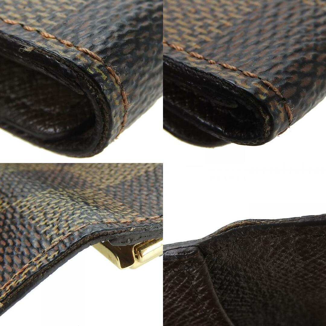 LOUIS VUITTON(ルイヴィトン)の【中古】 ルイ・ヴィトン キーケース ミュルティクレ4 N62631 ダミエキャンバス エベヌ ブラウン ゴールド金具 4連 普段使い 小物 LOUIS VUITTON ハンドメイドのファッション小物(キーケース/名刺入れ)の商品写真