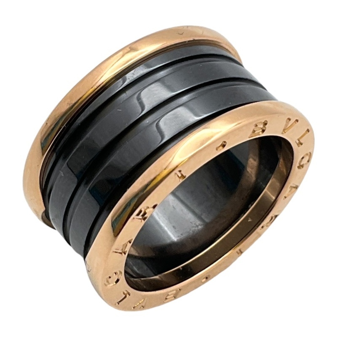 BVLGARI(ブルガリ)の　ブルガリ BVLGARI ビーゼロワン リング 4バンド（M） 750PG/セラミック ジュエリー メンズのアクセサリー(リング(指輪))の商品写真