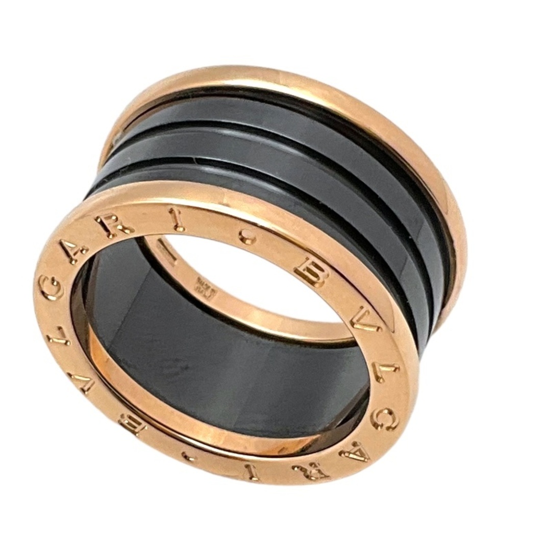 BVLGARI(ブルガリ)の　ブルガリ BVLGARI ビーゼロワン リング 4バンド（M） 750PG/セラミック ジュエリー メンズのアクセサリー(リング(指輪))の商品写真