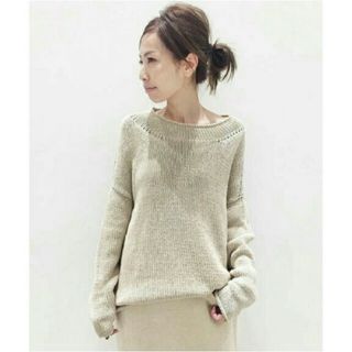 L'Appartement LINEN BOYS KNIT リネンボーイズニット