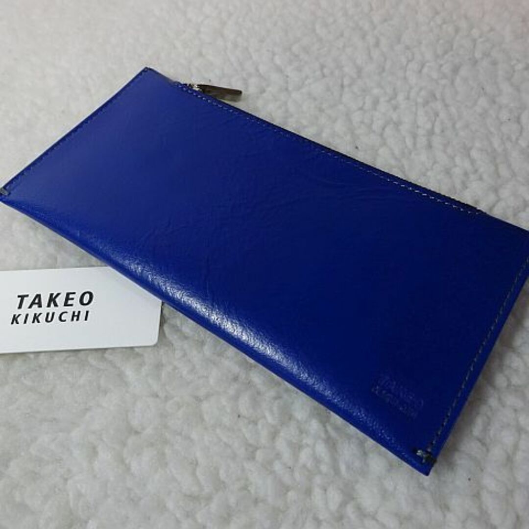 TAKEO KIKUCHI(タケオキクチ)の【新品/本物】TAKEO KIKUCHI（タケオキクチ）小銭入れ財布/ブルー メンズのファッション小物(コインケース/小銭入れ)の商品写真