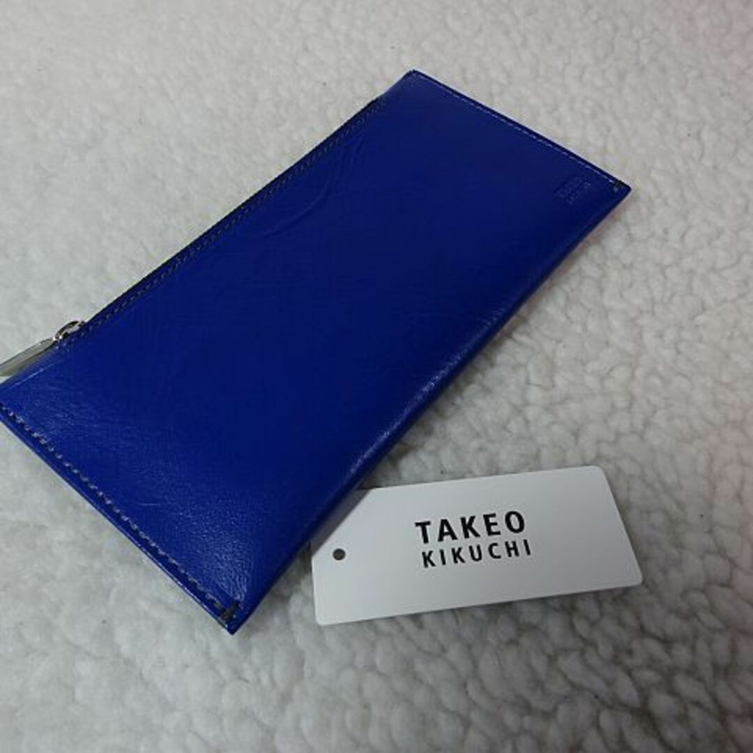 TAKEO KIKUCHI(タケオキクチ)の【新品/本物】TAKEO KIKUCHI（タケオキクチ）小銭入れ財布/ブルー メンズのファッション小物(コインケース/小銭入れ)の商品写真