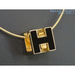 エルメス(Hermes)の美品エルメスカージュアッシュＨキューブネックレスペンダントチョーカー(ネックレス)